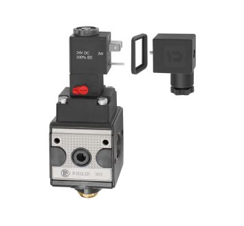 Switch valve (3/2-way valve) »multifix«, 24 V AC, Size 1, G 1/4