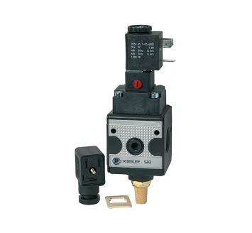 Switch valve (3/2-way valve) »multifix«, 24 V AC, Size 3, G 1/2