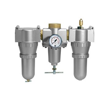 Service unit 3-part »Standard«, Metal container, Size 2, G 3/8