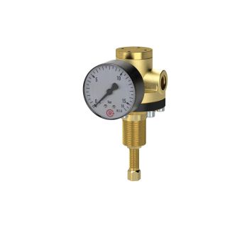 High pressure regulator 60 bar, G 3/8, Control range 0.5 - 12 bar