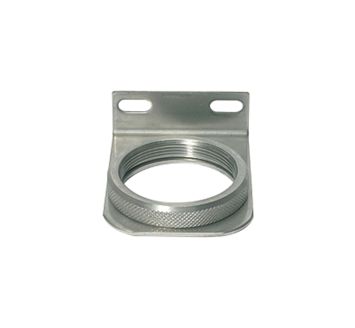 Mounting bracket made of stainless steel 1.4401 with nut M50x1.5