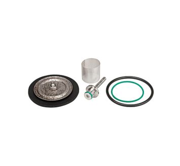 Wear part set with PTFE diaphragm