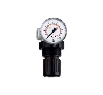 Pressure relief valve, incl. pressure gauge, G 1/4, 0.15 - 7 bar