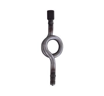 Syphon in circular shape, connection tapss, G 1/2, steel