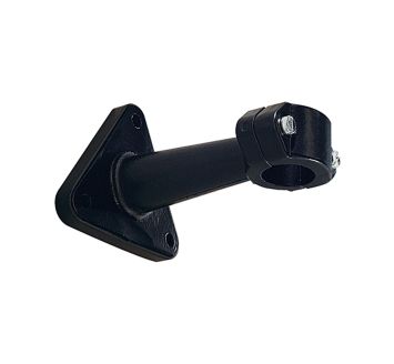 Measurement device holder, Extension 60, black painted aluminium