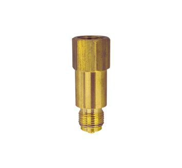 Intermediate piece for measurement device holder, G 1/2, brass