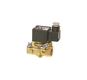 2/2-way solenoid valve, NC, force pilot operated, 230 V, Rp 3/8