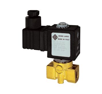 2/2-solenoid valve,NC,dir. oper.,230-240V,50-60Hz,G1/8,PN0-14bar