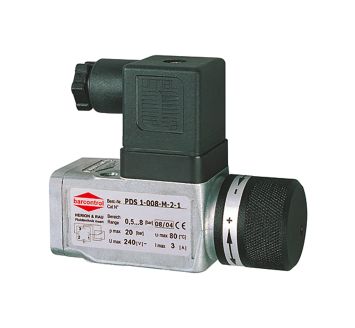 Vacuum pressure switch, G 1/4, Setting range -0.85/-0.15 bar