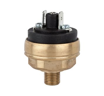 Pressure switch low pressure range, Brass, M10x1, 0.2 - 1.5 bar