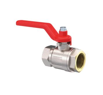 Ball valve, Standard type, IT/IT, nickel-plated brass, G 3/8