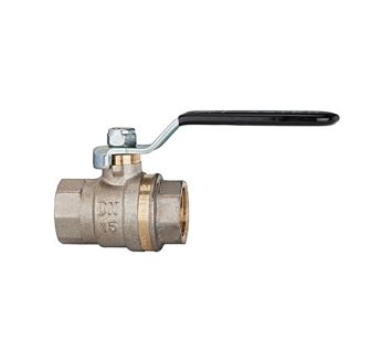 Ball valve standard design, black steel lever, IT/IT, G 1 1/4