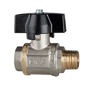 Ball valve heavy duty design, Butterfly handle, IT/ET, G/R 1/4