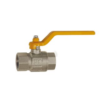 Ball valve EN 331, DVGW, Hand lever, nickel-plated brass, Rp 1/4