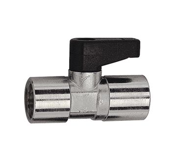 Mini ball valve, Rotating handle, Rp 1/8 IT