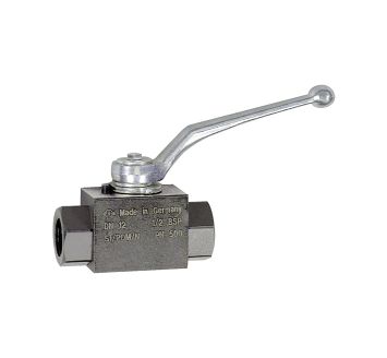 Ball valve, High pressure design, G interior thread, Steel, G 5/8