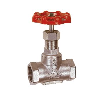 Shut-off valve, stainless steel 1.4401/1.4408, G 3/4