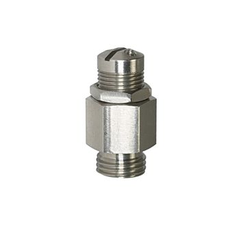 Mini bleeder valve, 1.4305, G 1/4, Trigger pressure 3 - 7 bar