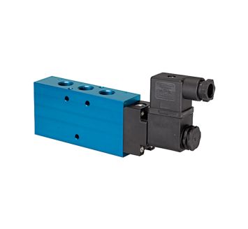 5/2-way valve, Single-sided electromagn. monost. G1/4, 230V,50Hz