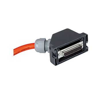 El. connection (multipole 25-pole, IP 65) Socket IP 67 2.5m cable