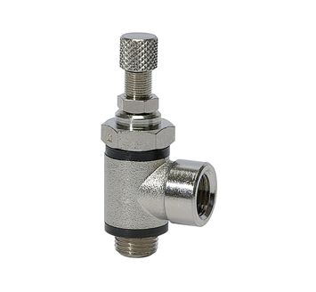 Throttle valve, both directions throttling (B) G 1/4 IT, G 1/4