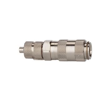 Quick-connect coupling I.D. 2.7, Stainless steel 1.4404, Hose 5x3