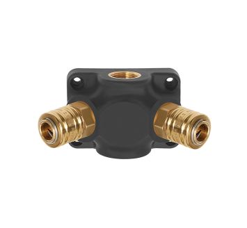 End distributor socket, G 1/2, 2 stand.Coupl. I.D. 7.2, max.15bar