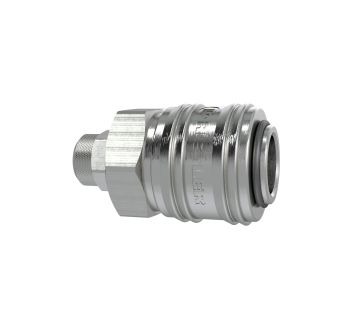 Quick-connect coupling I.D. 7.2, nickel-plated brass, Hose 8x6