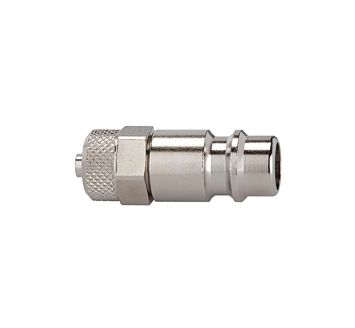 Nipple for coupl. I.D. 7.2 - 7.8, nickel-pl. brass, for hose 10x8