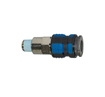 Quick-connect coupling I.D. 7.8, High flow rate, R 3/8 ET