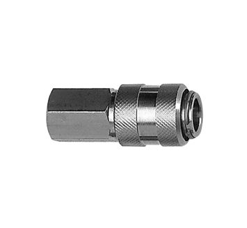 Quick-connect coupling I.D. 7.8, St. steel 1.4305, G 1/2 IT