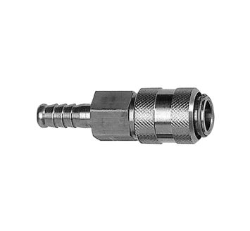 Quick-connect coupling I.D. 7.8, St. steel 1.4305, Sleeve I.D. 13