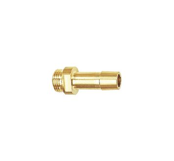 Screw-in hose connector, G 1/2, for hose I.D. 16 mm, AF 20, Brass