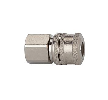 Safety coupling I.D. 7.8, SEK type, nickel-plated brass, G 1/2 IT