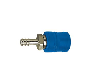 Safety coupling I.D. 7.4, KE type, nickel-plated brass, I.D. 13