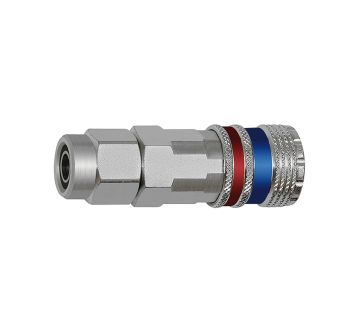 Safety coupling I.D. 7.6, »stream line«, for hose 12x8