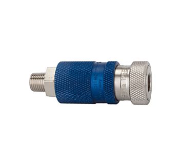 Safety coupling I.D. 7.8, Bi-Tec type, nickel-pl. brass, R 3/8 ET