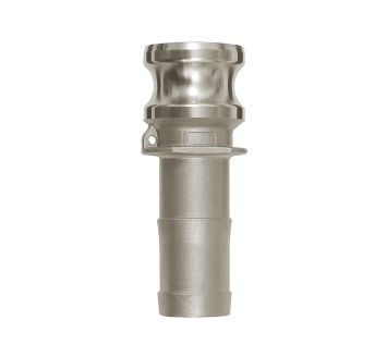 Kamlok quick-connect plug, Hose sleeve, E type, 1.4401, I.D. 75