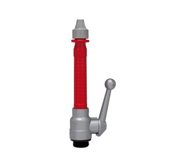 Multi-purpose spray pipe DIN 14365, Alu, G 2 o., Nozzle 9 mm