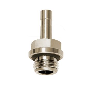 Thread plug nipple »click-clock« G 3/8 o., for hose exterior Ø 10