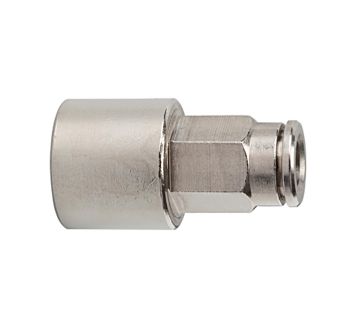 Straight push-in fitting »metallica« G 1/8 i., hose exterior Ø 6