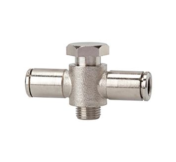 Push-in T-fitting »metallica« rotating, G 1/4 o.,hose exterior Ø6