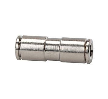 Straight push-in connector »metallica«, for hose exterior Ø 8 mm