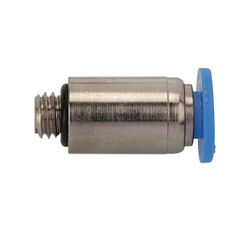 Straight push-in fitting »Blue Series« mini, round, M5