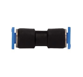 Straight push-in connector »Blue Series« mini, hose exterior Ø 6