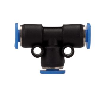 Push-in T-connector »Blue Series« mini, for hose exterior Ø 4 mm