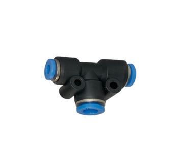 Push-in T-connector »Blue Series«, reducing, hose ext. Ø 2x8/1x4