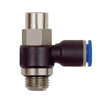 Throttle check valve »Blue Series«, Discharge throttle, G 1/4 o.