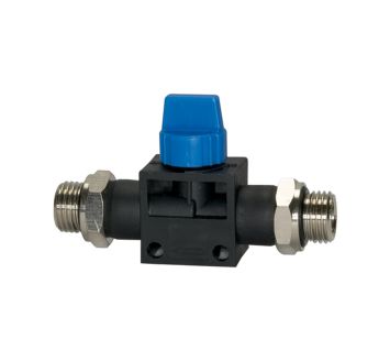 Blocking valve »Blue Series«, G 3/8 o., G 1/4 o.