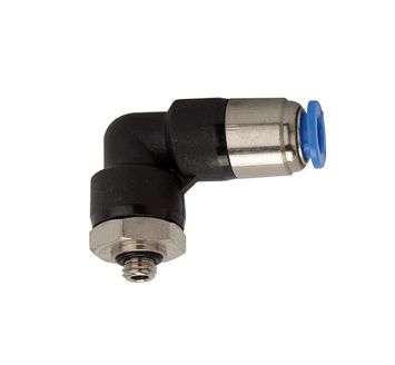 Push-in L-fitting »Blue Series«, Self-locking, G 1/8 o.